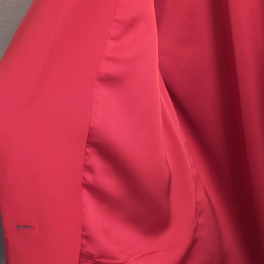 Endless Rose Scarlet Cherry Red Oversized Blazer - Picture 4 of 4